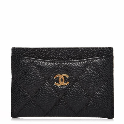 Chanel Caviar Quilted Card Holder Black 1 of 9