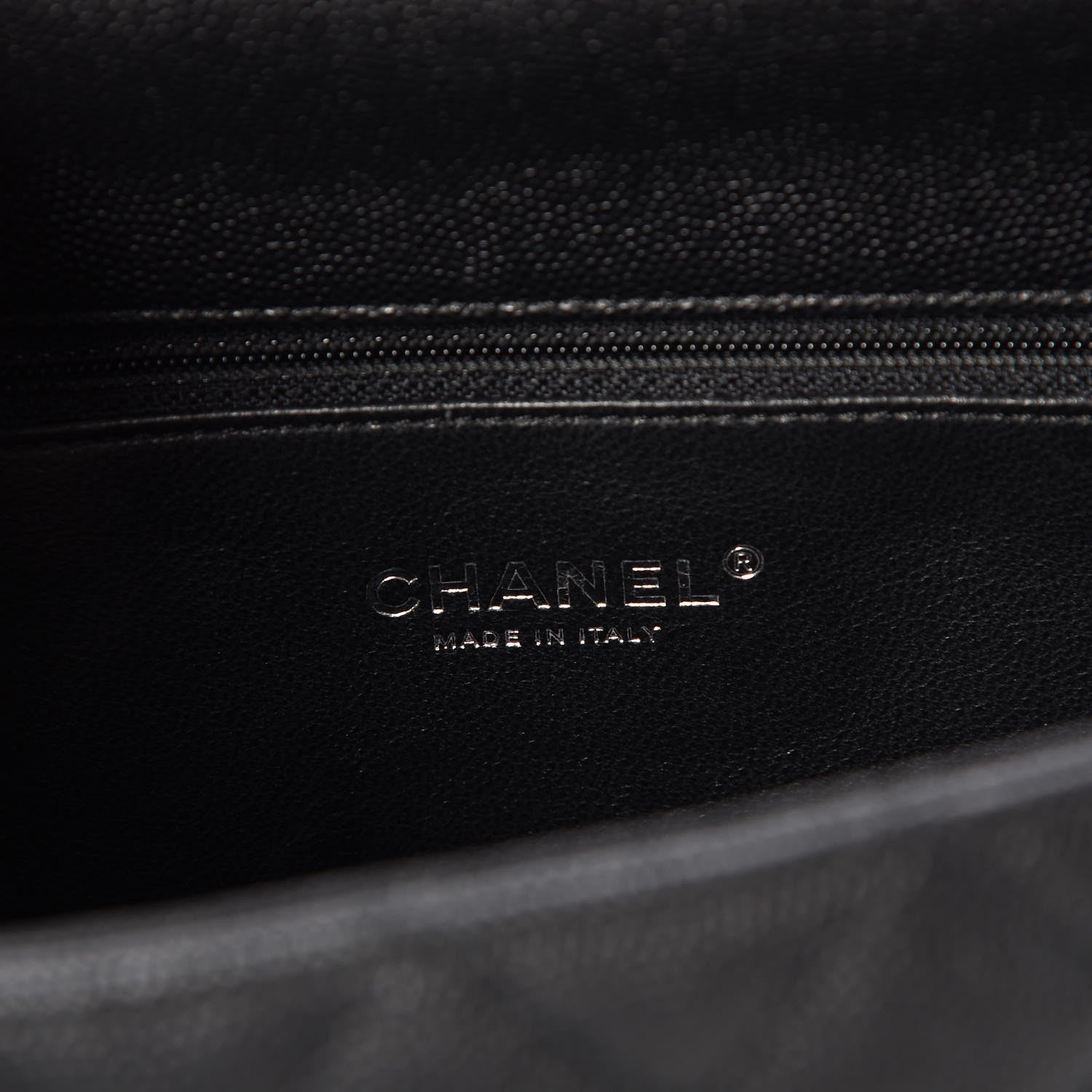 Chanel Caviar Lizard Quilted Small Coco Handle Flap Black 7 of 9