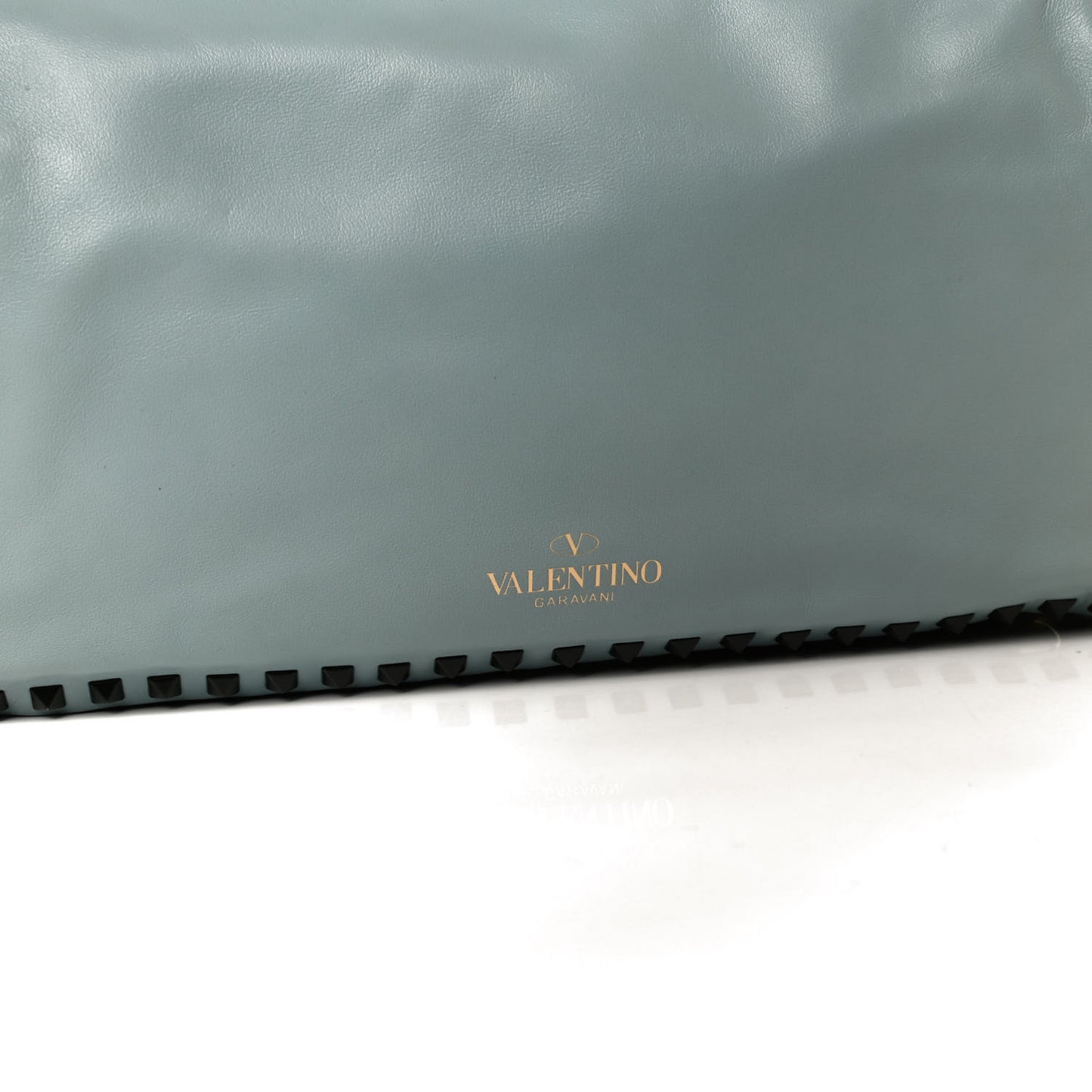 Vitello Colorblock Medium Rockstud Tote Multicolor