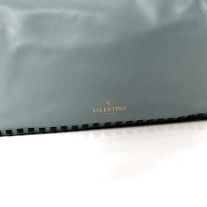 Valentino Garavani Vitello Colorblock Medium Rockstud Tote Multicolor 8 of 11