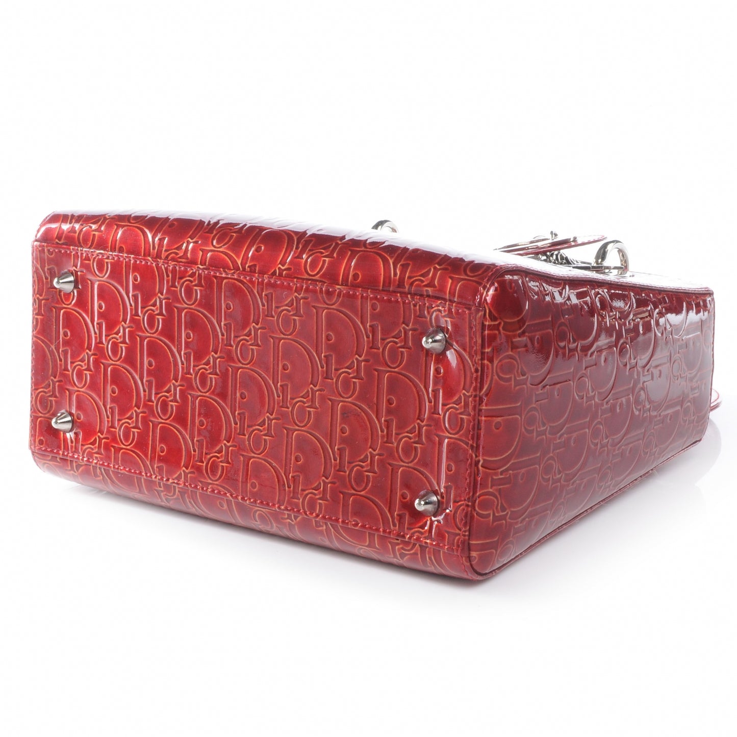 Patent Ultimate Medium Lady Dior Red