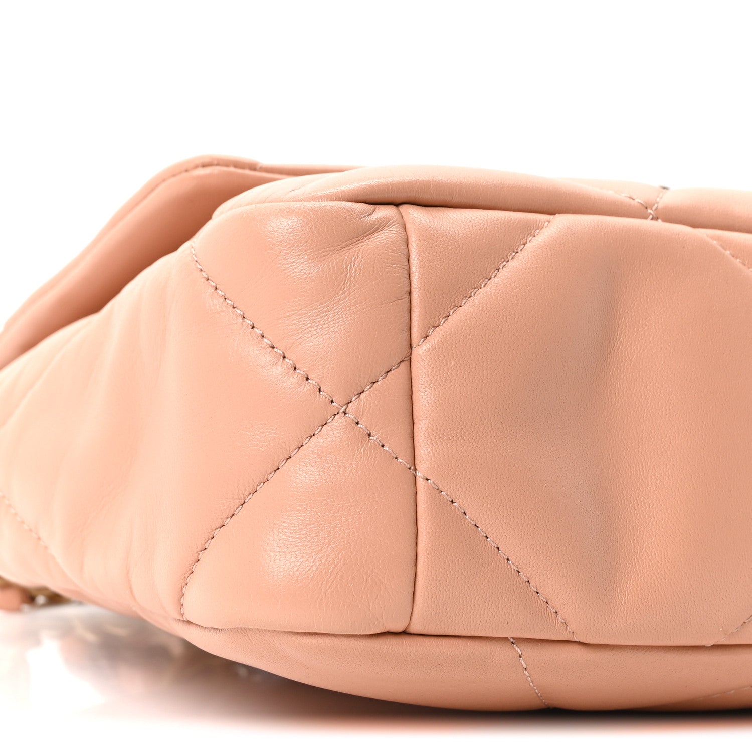 Chanel Lambskin Quilted Medium Chanel 19 Flap Beige 8 of 10