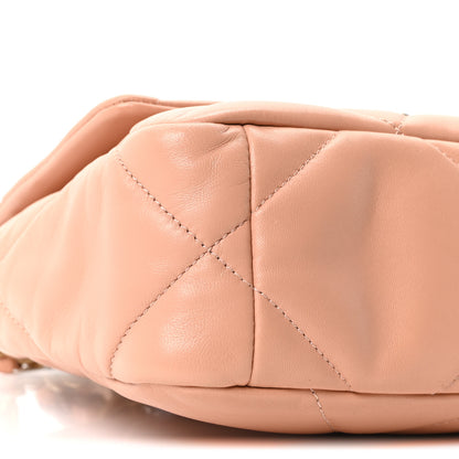 Chanel Lambskin Quilted Medium Chanel 19 Flap Beige 8 of 10
