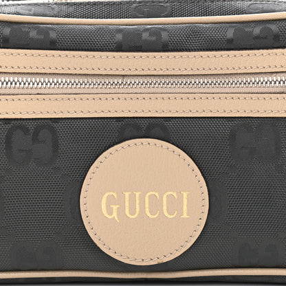 Gucci Econyl Nylon Monogram Off The Grid Belt Bag 95 38 Graphite Grey New Plaster 8 of 11