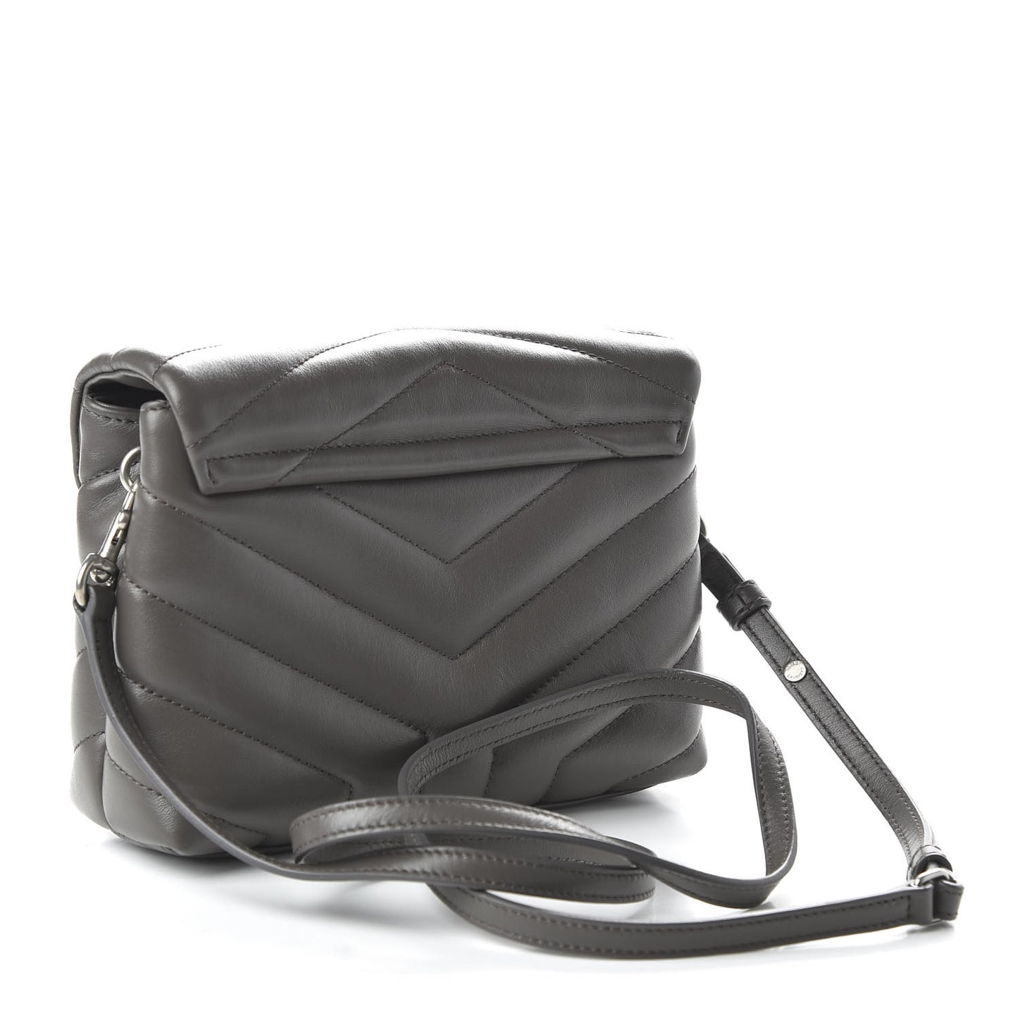 Calfskin Y Quilted Monogram Toy Loulou Crossbody Bag Storm