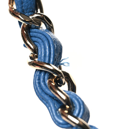 Chanel Caviar Quilted Jumbo Double Flap Blue 14 of 16