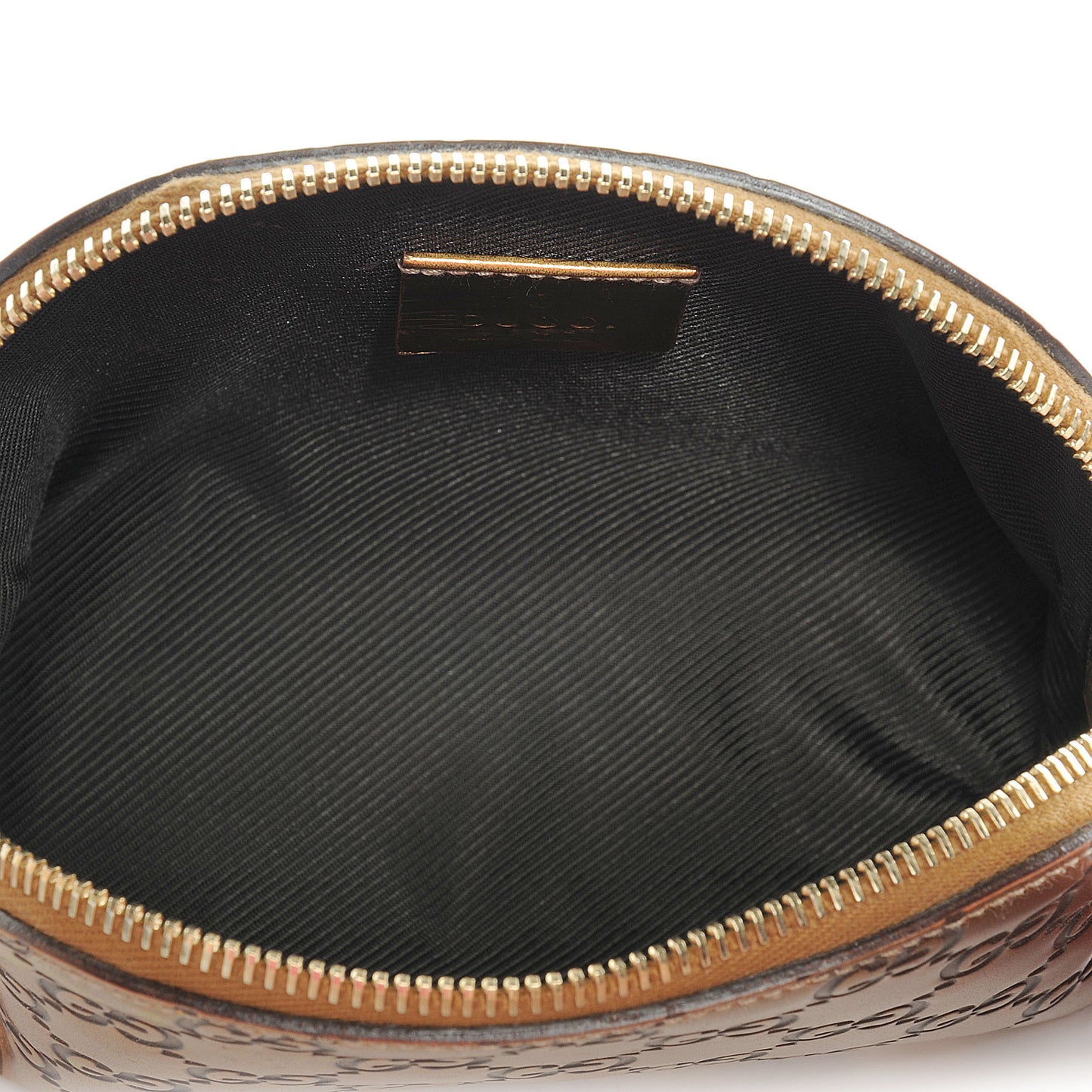 Guccissima GG Cosmetic Case Metallic Bronze