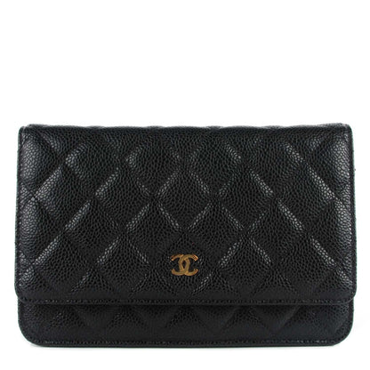 Chanel Caviar Quilted Wallet On Chain WOC Black 1 of 9