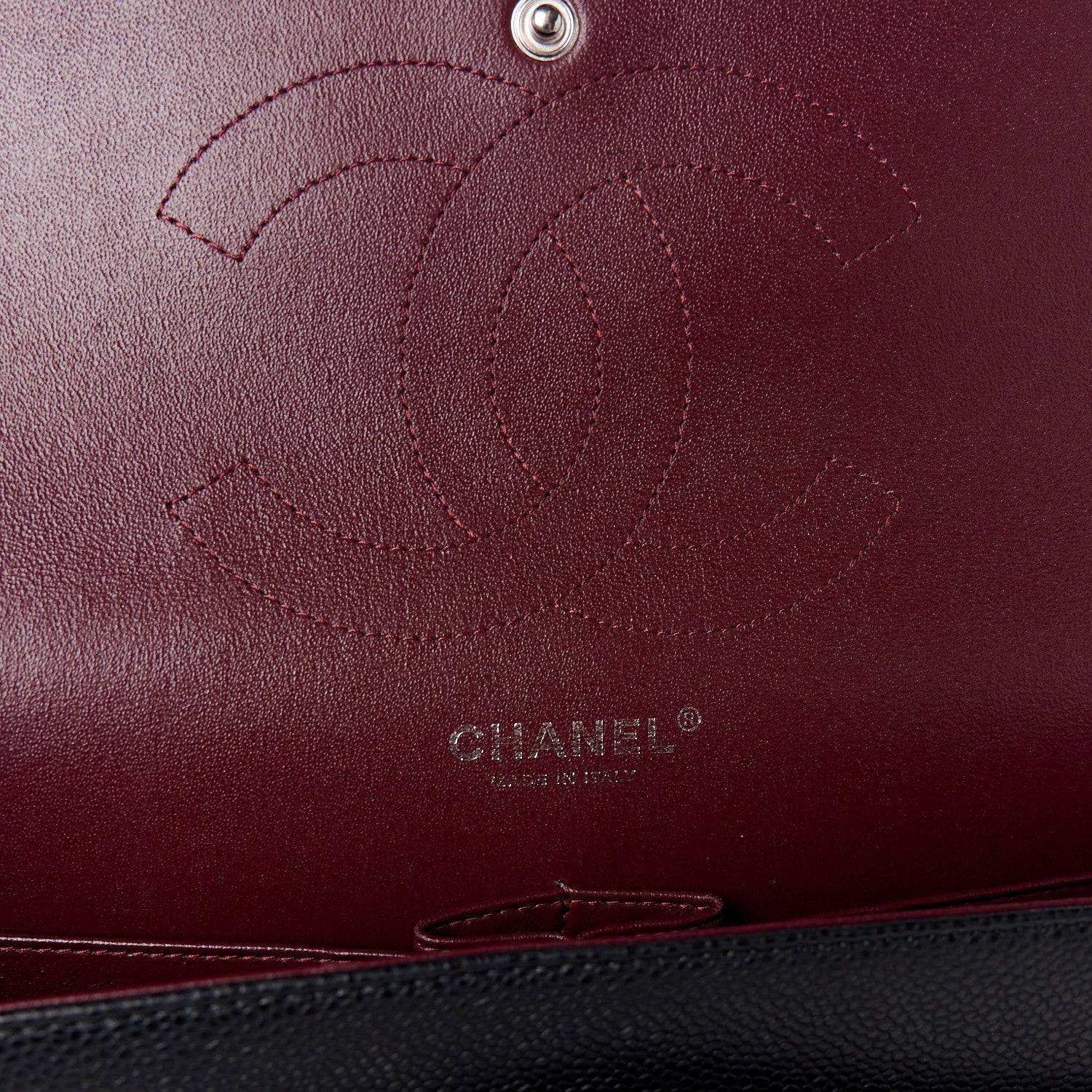 Chanel Caviar Quilted Jumbo Double Flap Black 6 of 11