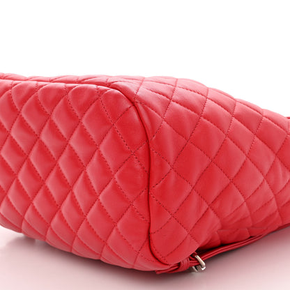 Chanel Lambskin Quilted Large Urban Spirit Backpack Red 10 of 10