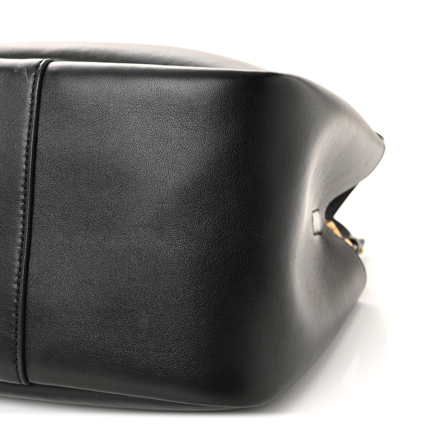 Stella McCartney Eco Alter Nappa Perforated Logo Double Top Handle Crossbody Bag Black 9 of 9