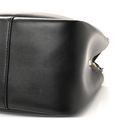 Stella McCartney Eco Alter Nappa Perforated Logo Double Top Handle Crossbody Bag Black 9 of 9