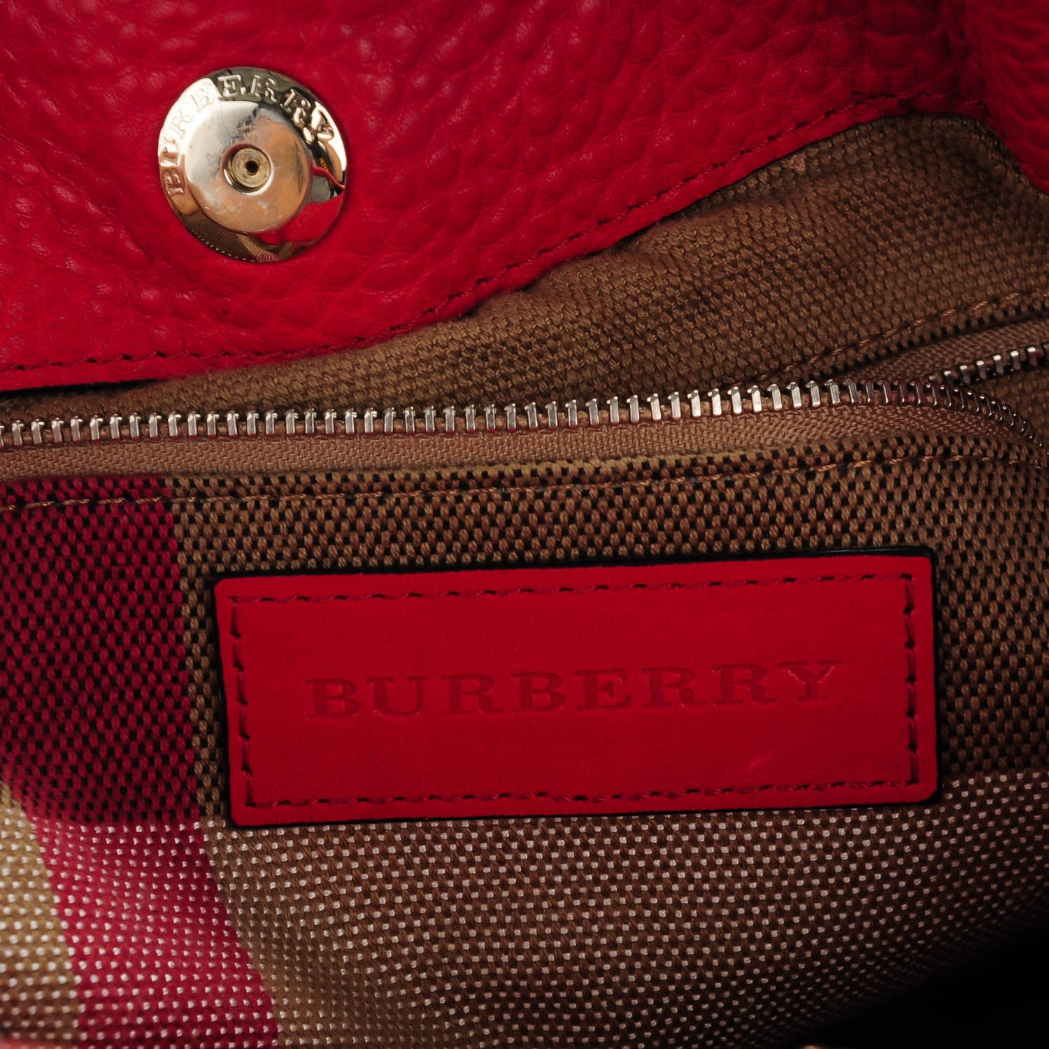 Burberry Calfskin Small Maidstone Cadmium Red 6 of 8