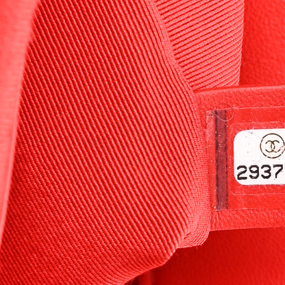 Chanel Jersey Lambskin Quilted Maxi Chanel 19 Flap Red 7 of 10
