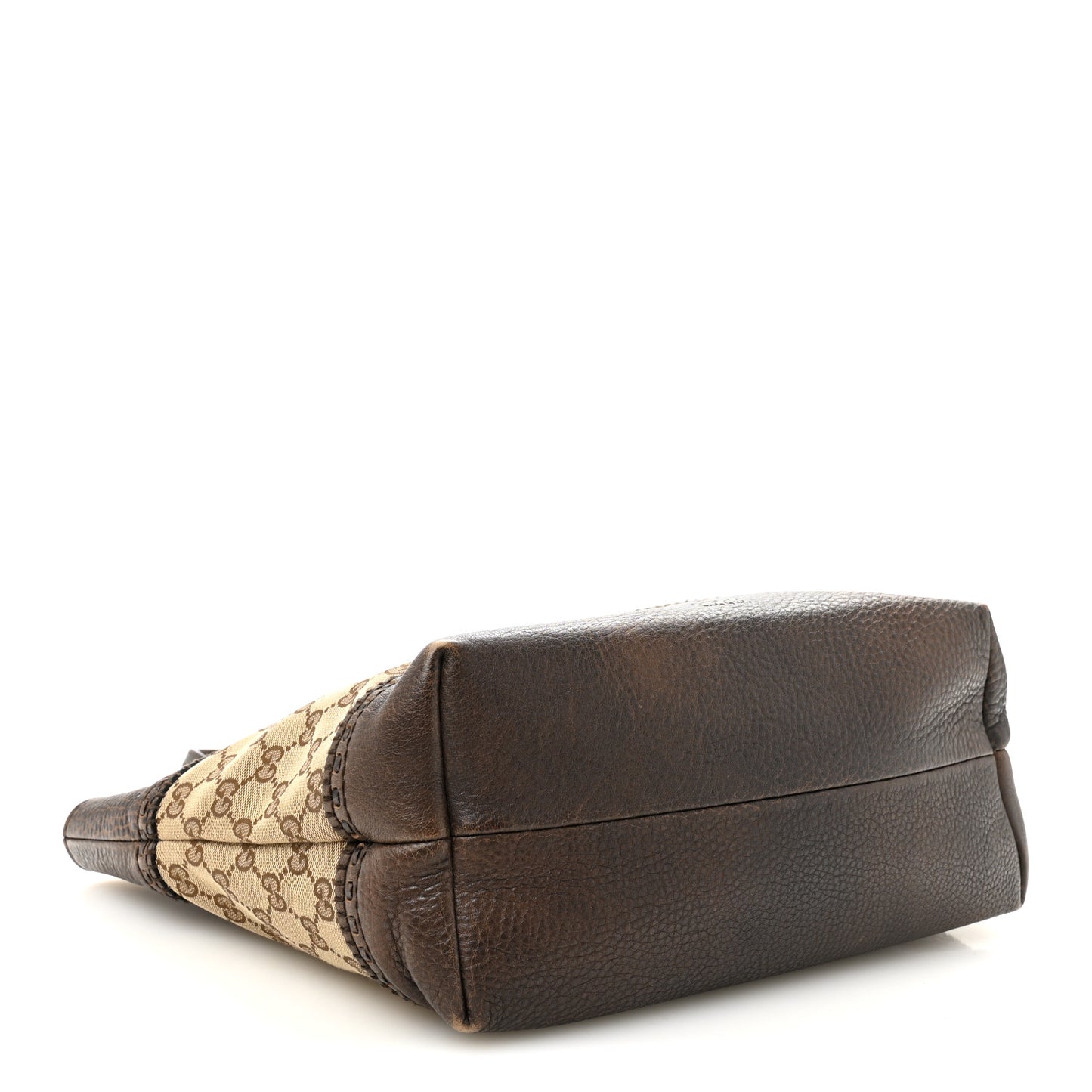 Monogram Medium Laidback Crafty Tote  Dark Brown