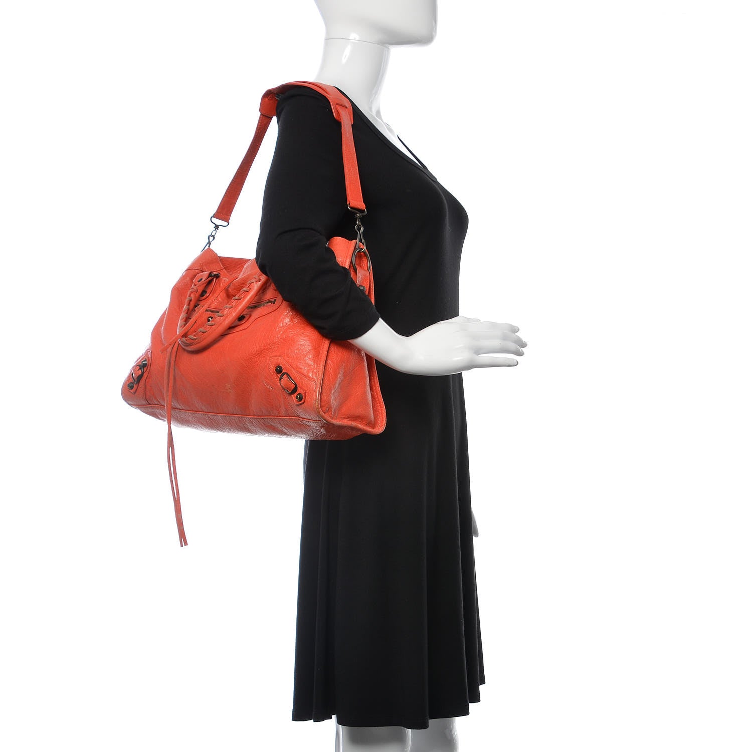Balenciaga Agneau Classic Hardware City Rose Corail 3 of 21