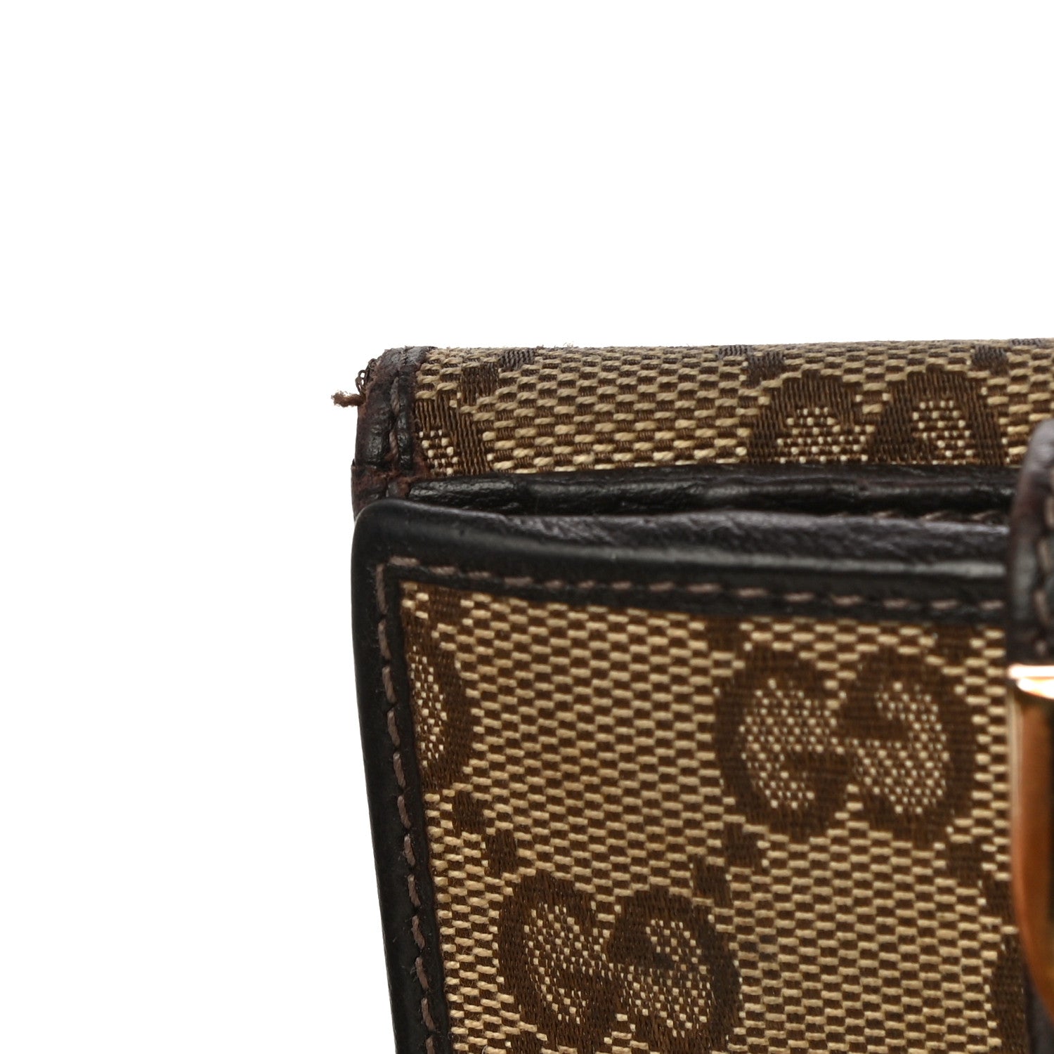 Gucci Monogram D Ring Compact Wallet Dark Brown 17 of 18