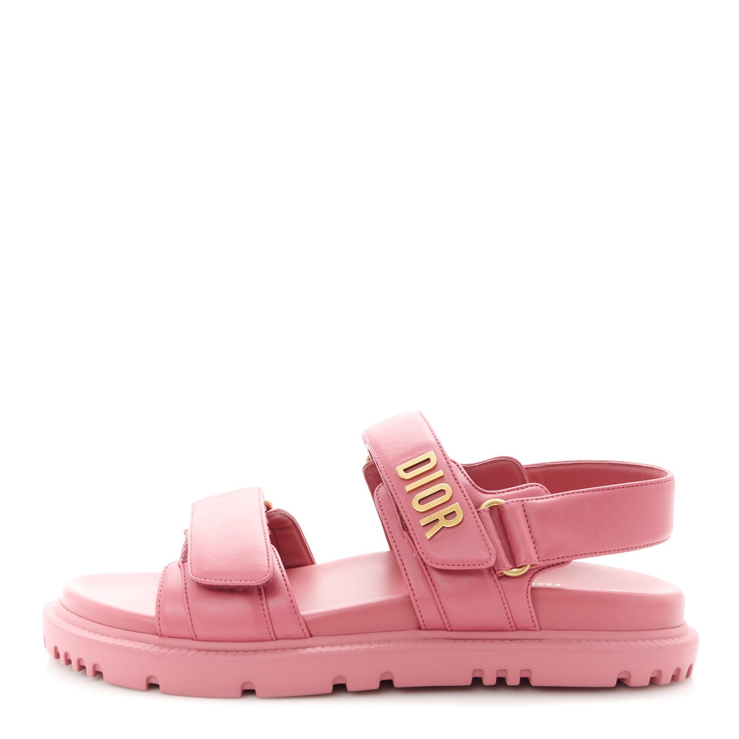 Lambskin Dioract Sandals 38 Pink