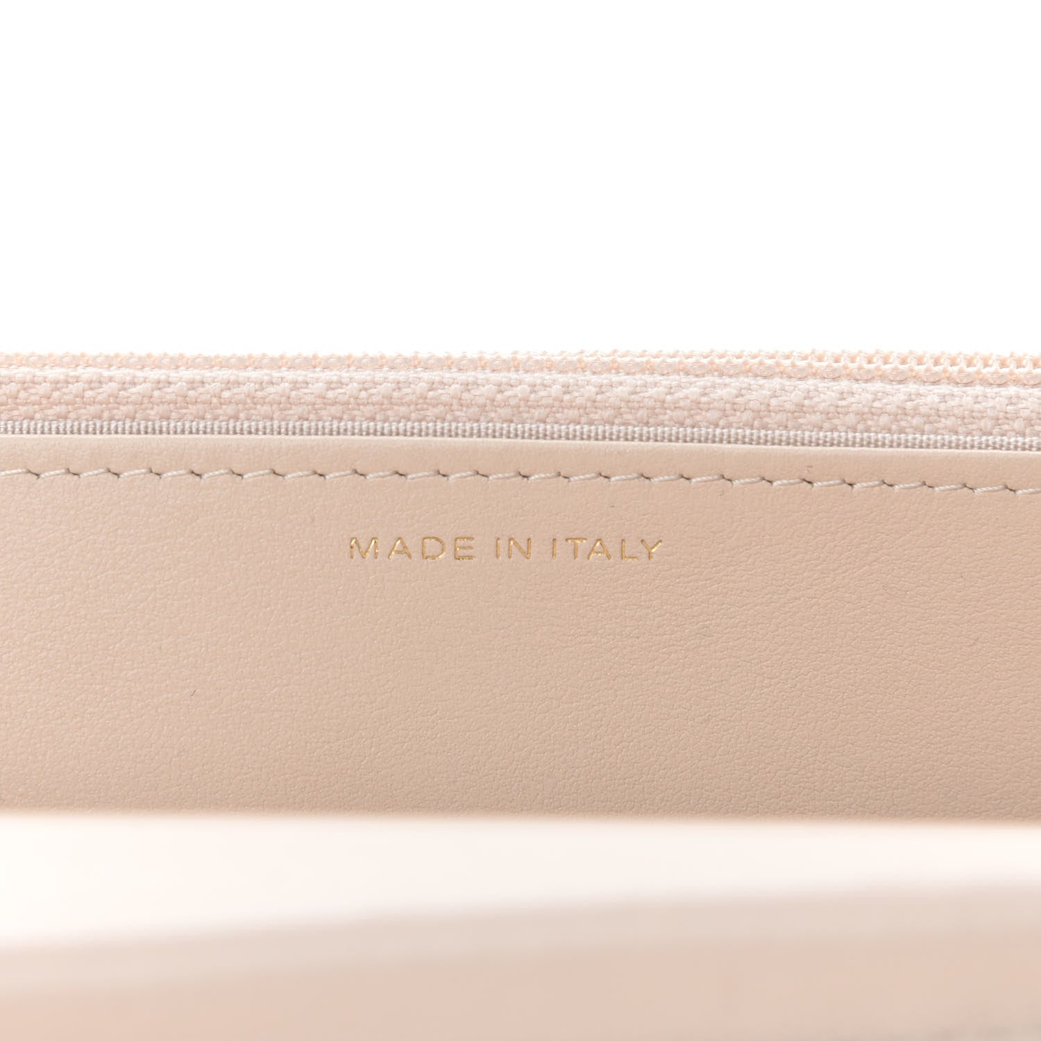 Chanel Lambskin Quilted Chain Around Wallet On Chain WOC Beige 10 of 13