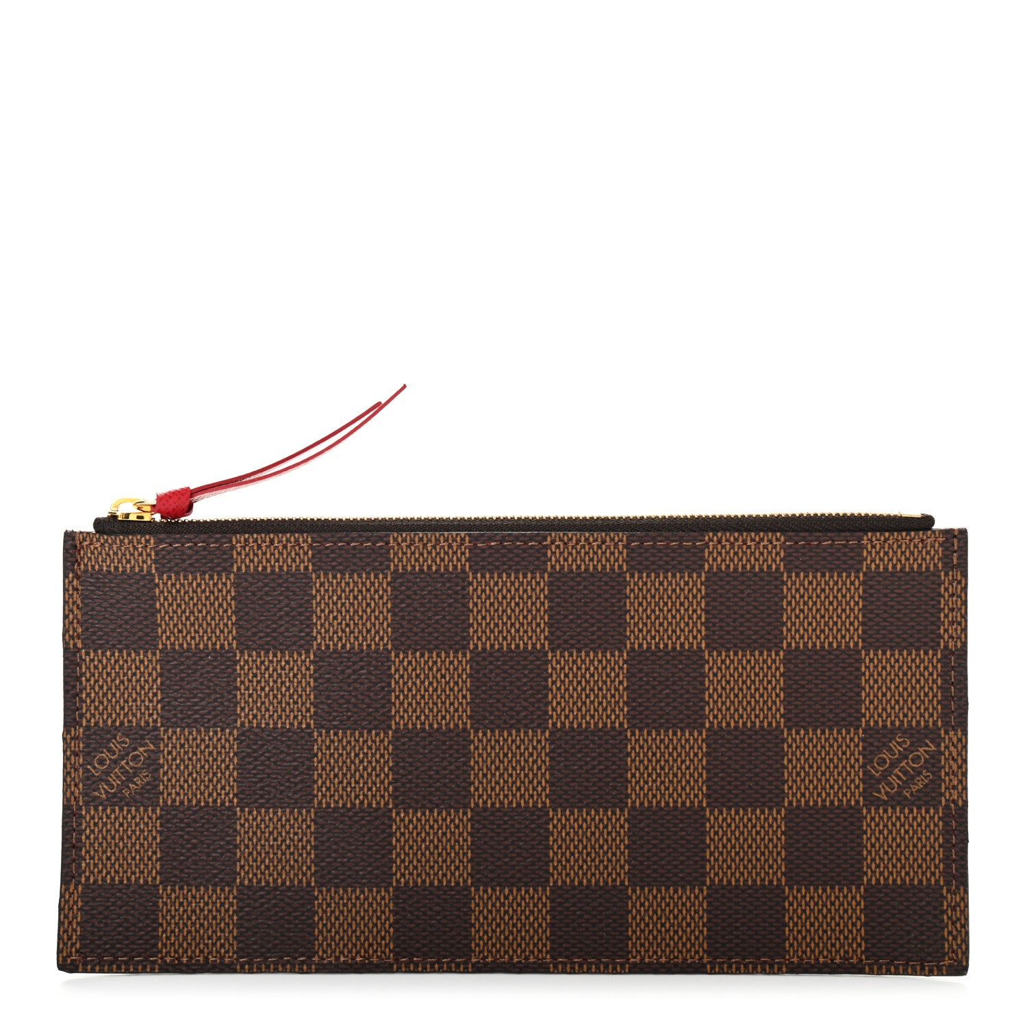 Louis Vuitton Damier Ebene Felicie Chain Wallet Zippered Insert 1 of 6