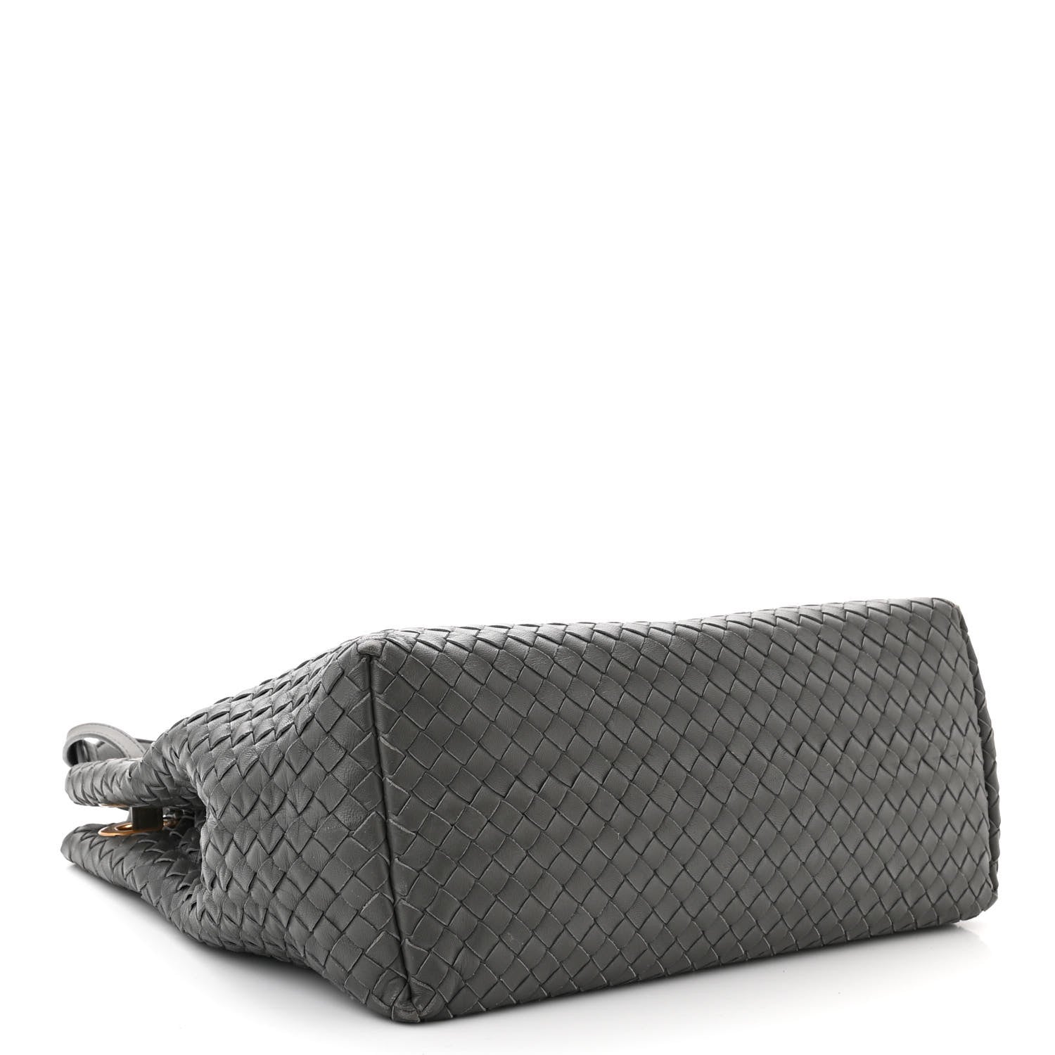 Bottega Veneta Nappa Intrecciato Medium Garda Bag Light Grey 4 of 12