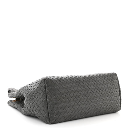 Bottega Veneta Nappa Intrecciato Medium Garda Bag Light Grey 4 of 12