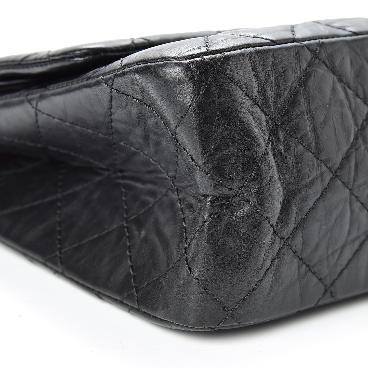 Chanel Aged Calfskin Quilted 2.55 Reissue 226 Flap Black 10 of 11
