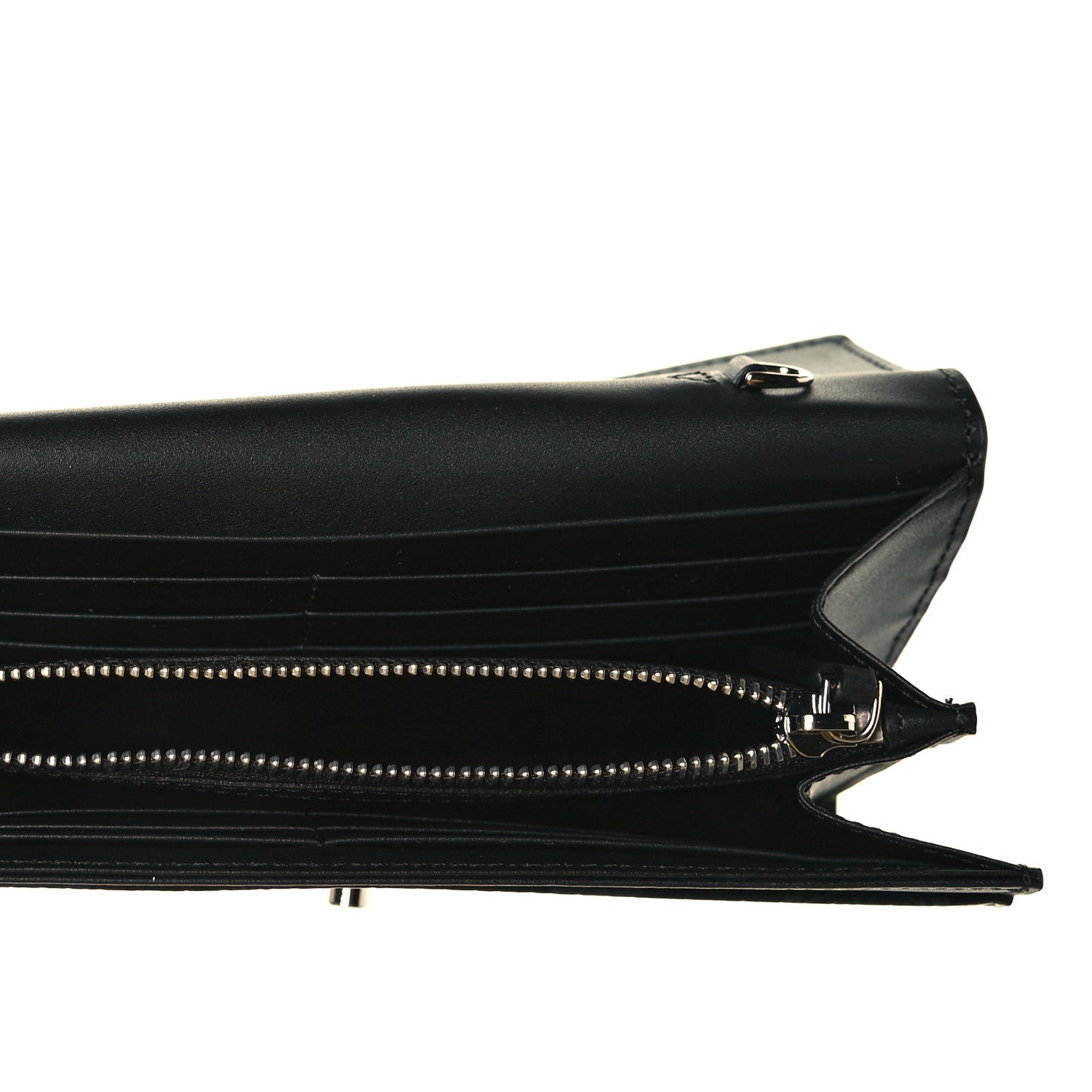 Visetos Large Patricia Wallet On Chain Black