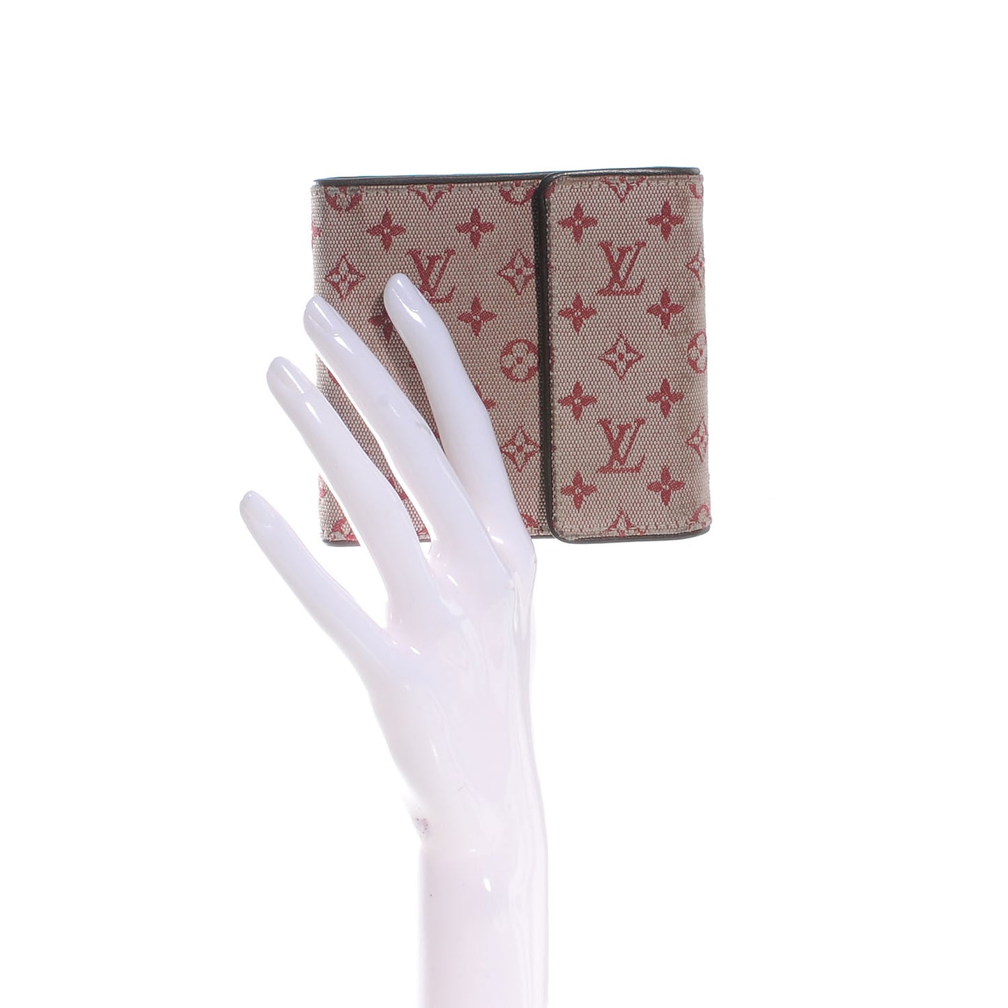 Mini Monogram Compact Wallet Cherry
