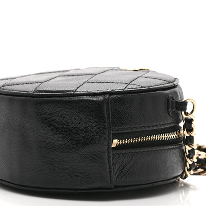 Chanel Calfskin Round Clutch With Chain Black 10 of 10