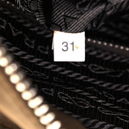 Prada Tessuto Nylon Soft Calfskin Shoulder Bag Brown 6 of 16