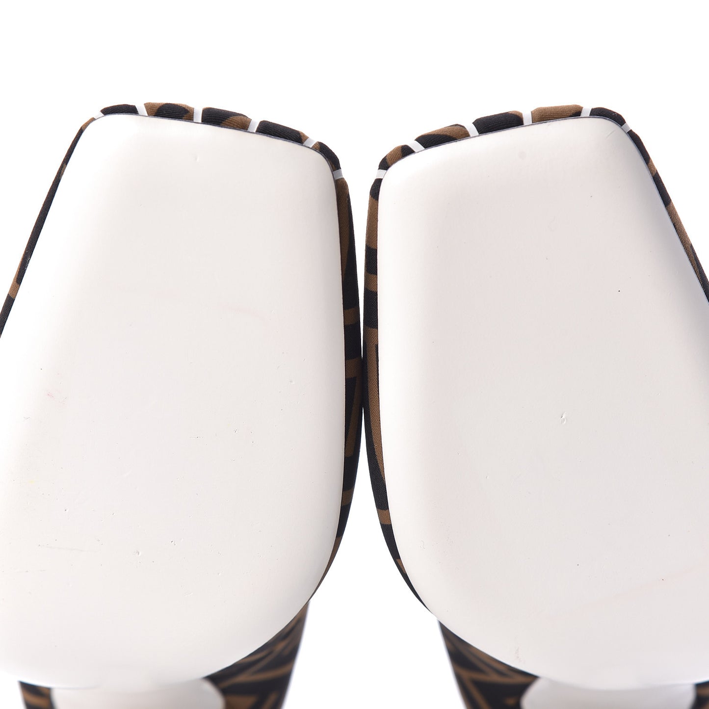 Lycra Film FF FFreedom Decollete Pumps 39.5 Tobacco Moro White