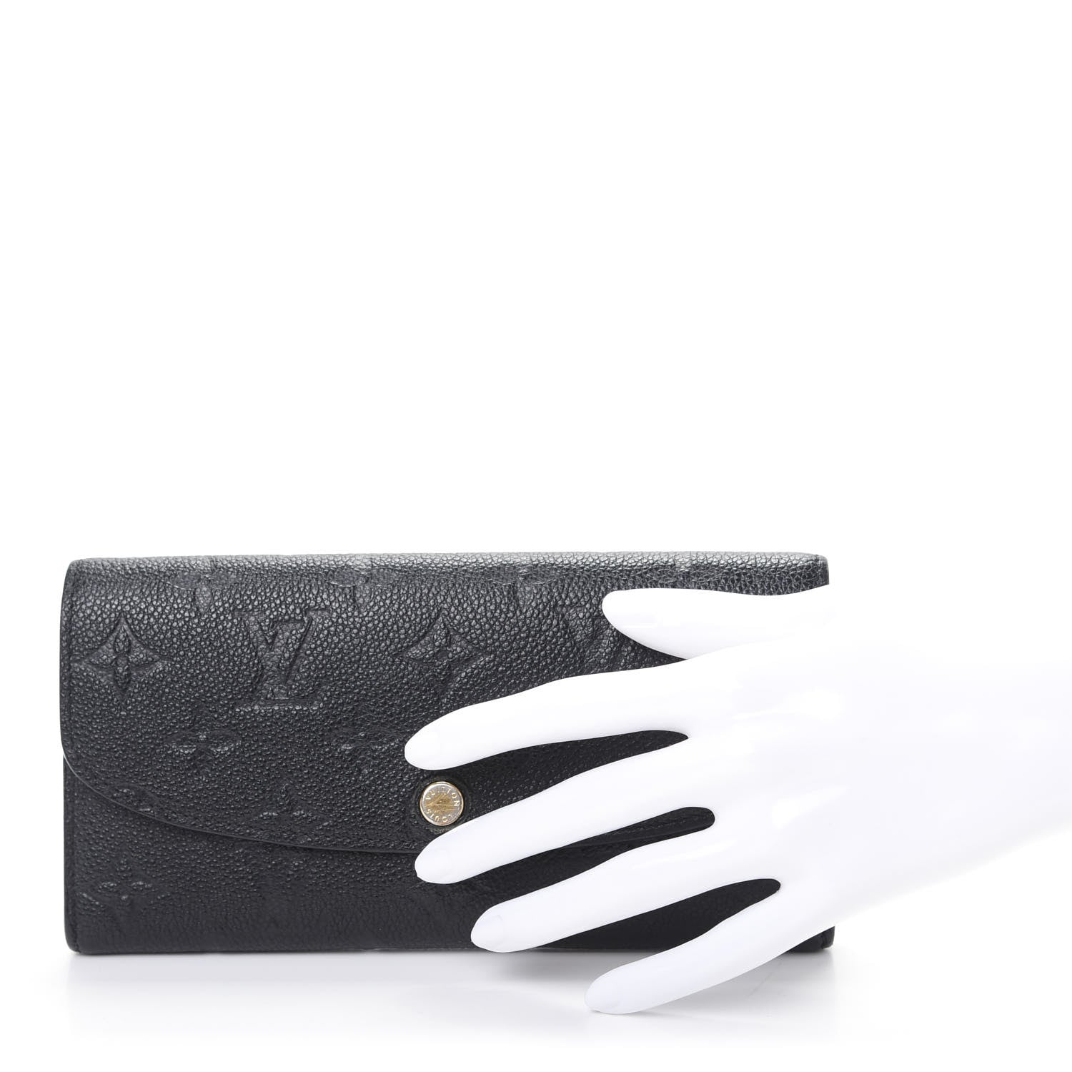 Louis Vuitton Empreinte Emilie Wallet Black Dune 2 of 9