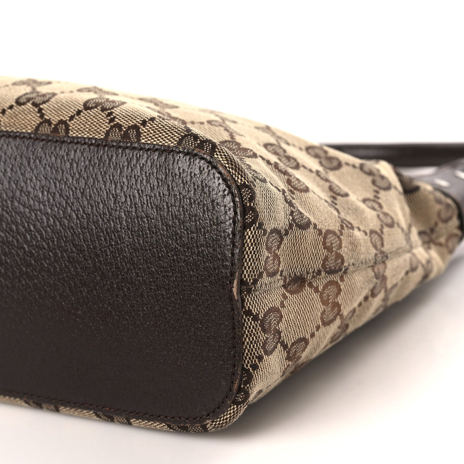 Gucci Monogram Classic Ring Hobo Brown 9 of 10