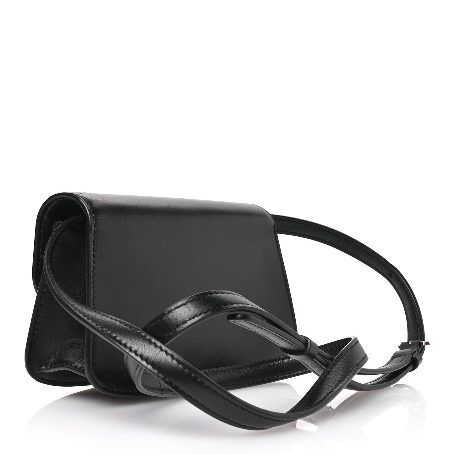 Smooth Calfskin The Sofia E/W Crossbody Black