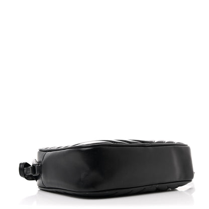 Saint Laurent Calfskin Matelasse Monogram Monochrome Lou Camera Bag Black 4 of 12