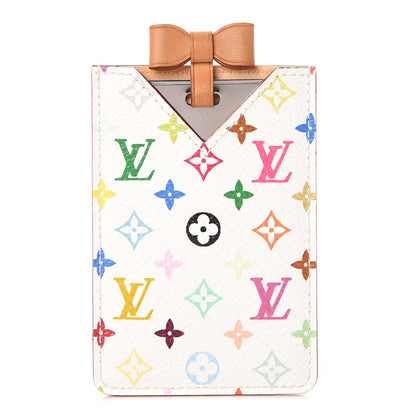 Louis Vuitton Monogram Multicolor Mirror and Case Pouch White 1 of 9