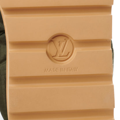 Louis Vuitton Nylon Monogram Pillow Comfort Ankle Boot 40 Khaki 6 of 7
