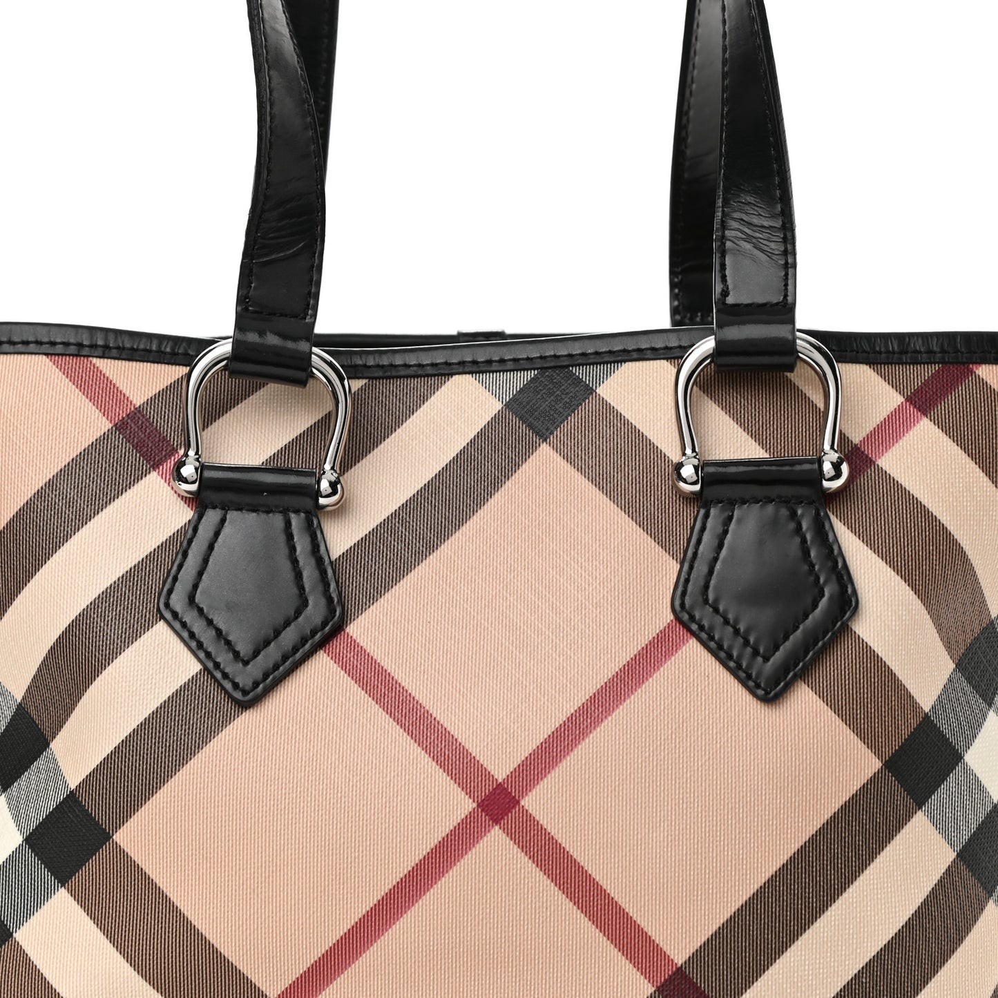 Supernova Check Regent Tote Black