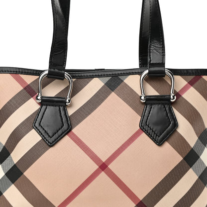 Burberry Supernova Check Regent Tote Black 8 of 13