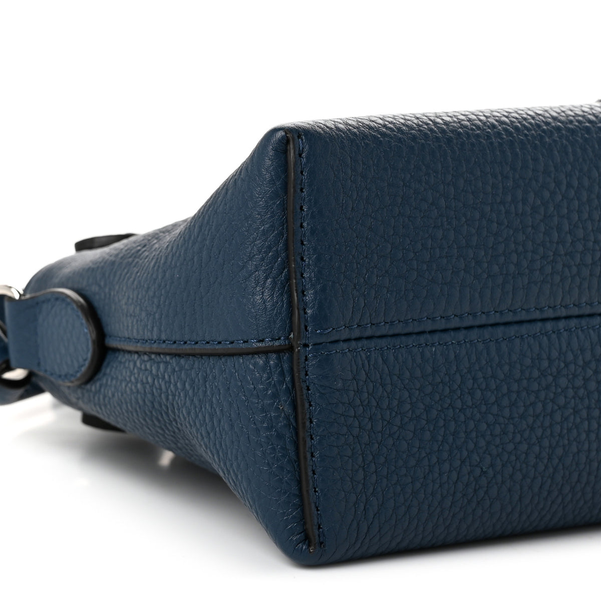 Cuoio Romano Selleria Sintetica Tape Stitch Mini By The Way Boston Bag  Placca Argento