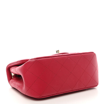 Chanel Lambskin Quilted Mini Square Flap Pink 4 of 13