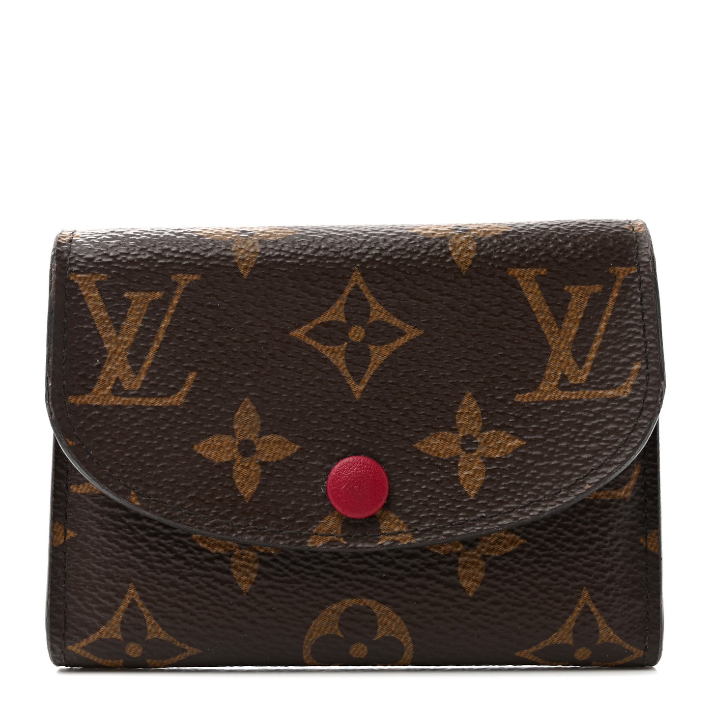Monogram Rosalie Coin Purse Fuchsia