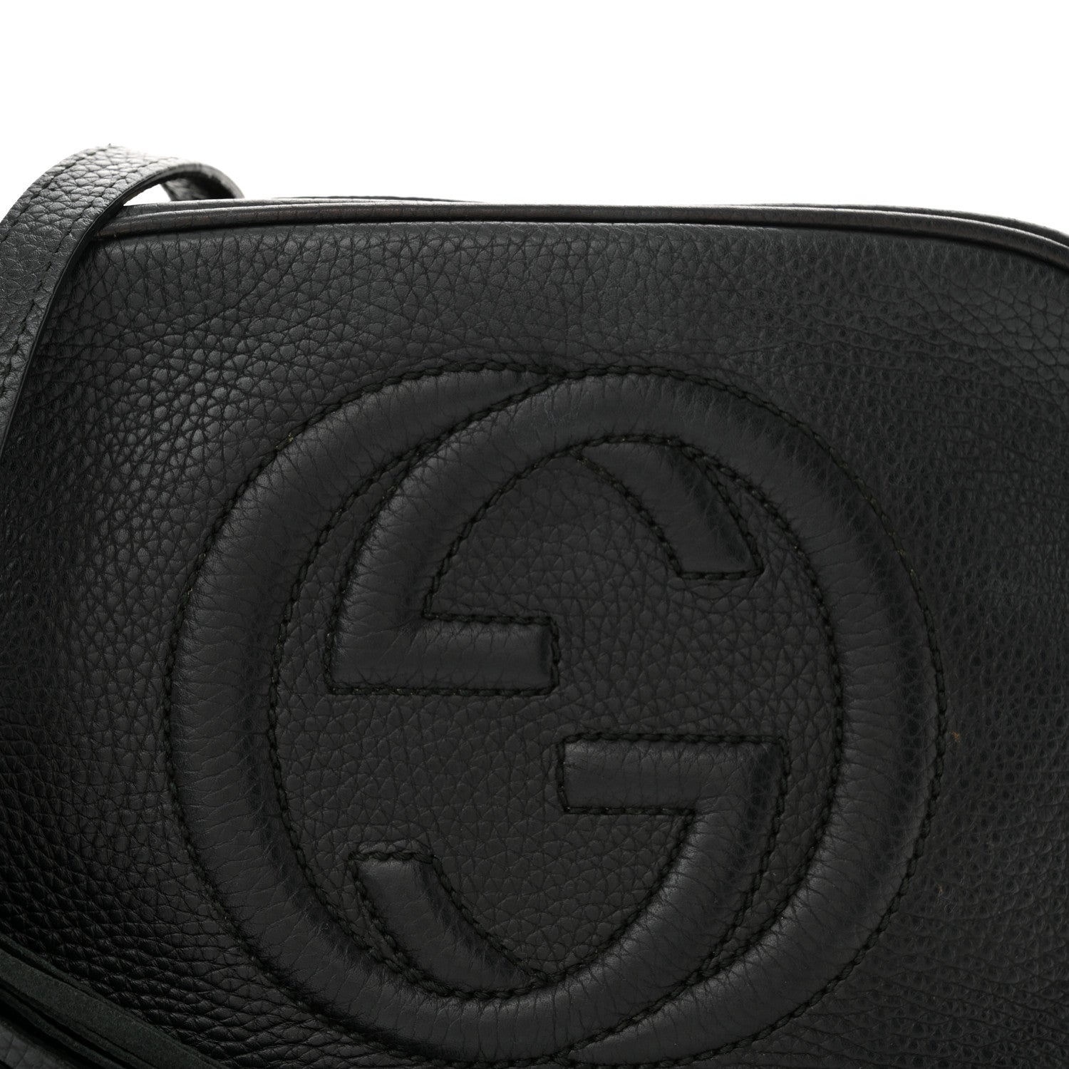 Gucci Pebbled Calfskin Small Soho Disco Bag Black 8 of 18