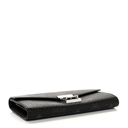 MCM Visetos Large Patricia Wallet On Chain Black 4 of 8