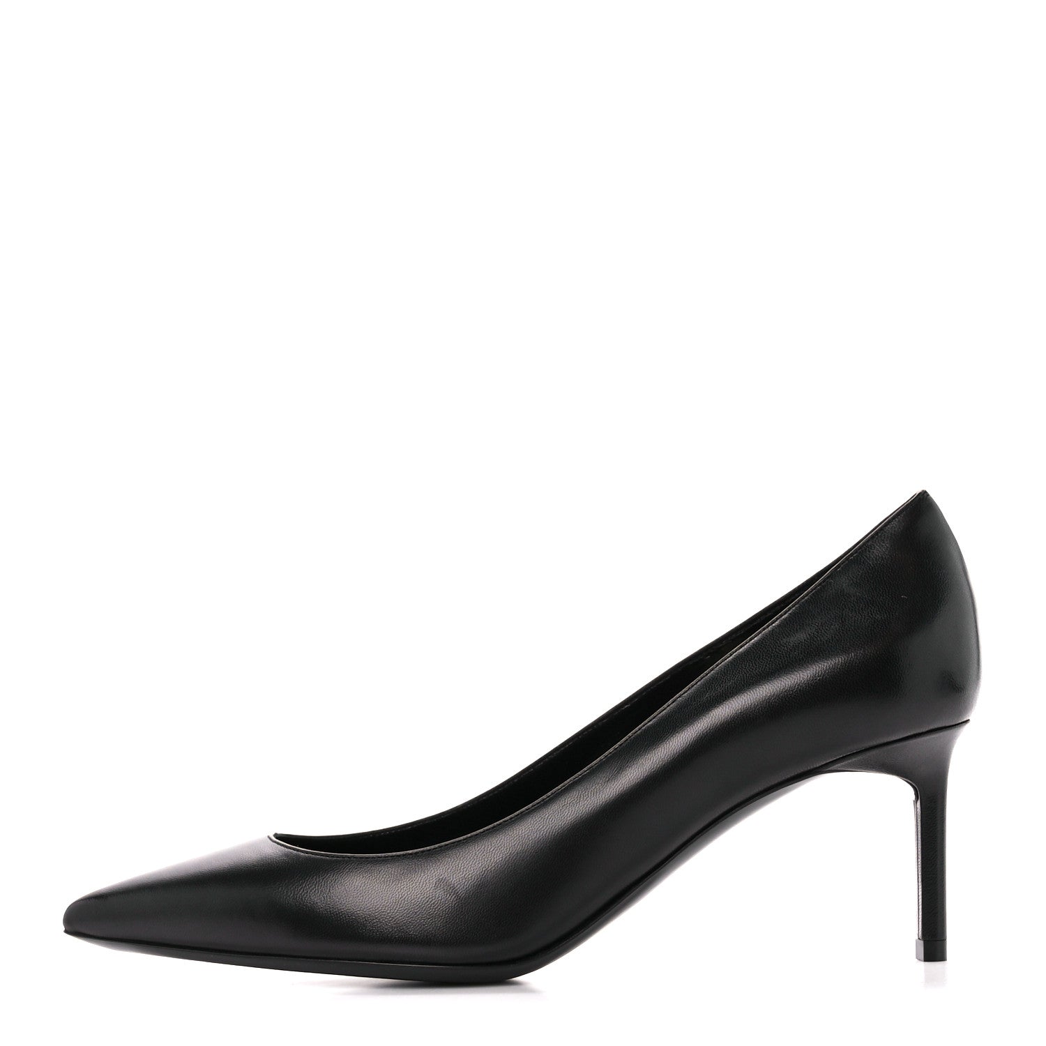 Saint Laurent Calfskin Anja 85 Pumps 37 Black 1 of 10