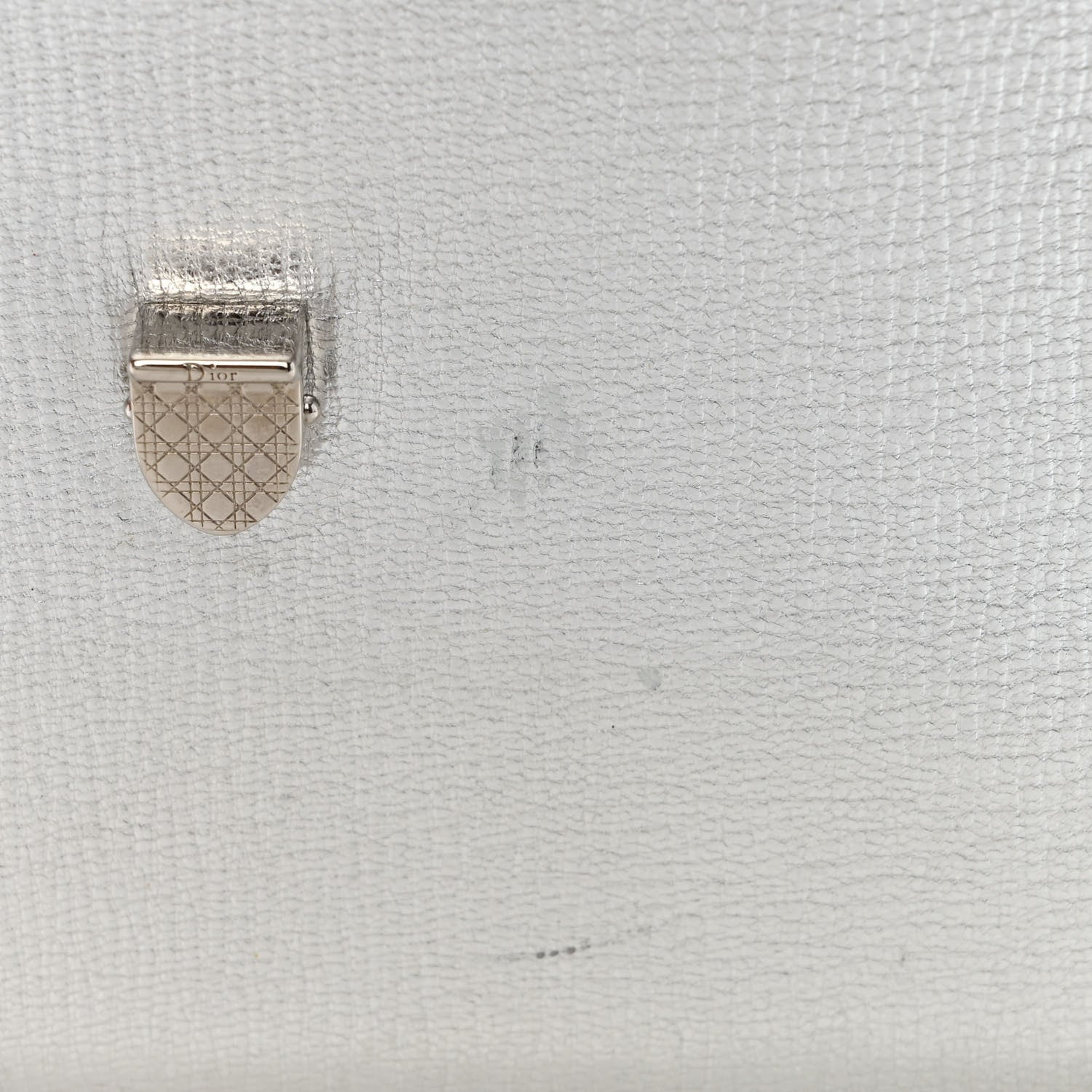 Christian Dior Goatskin Diorever Wallet On Chain Argent 11 of 12