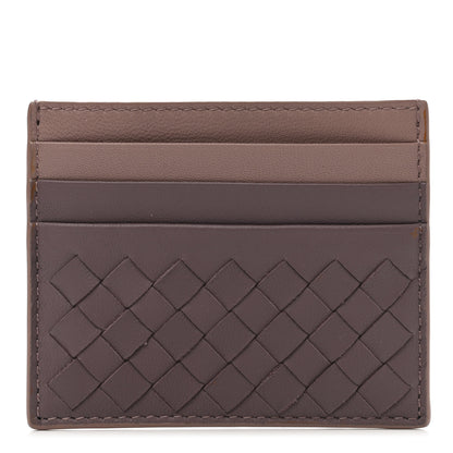 Bottega Veneta Nappa Intrecciato Card Holder Brown 1 of 7