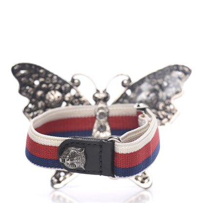 Gucci Web Crystal Butterfly Bracelet 3 of 4