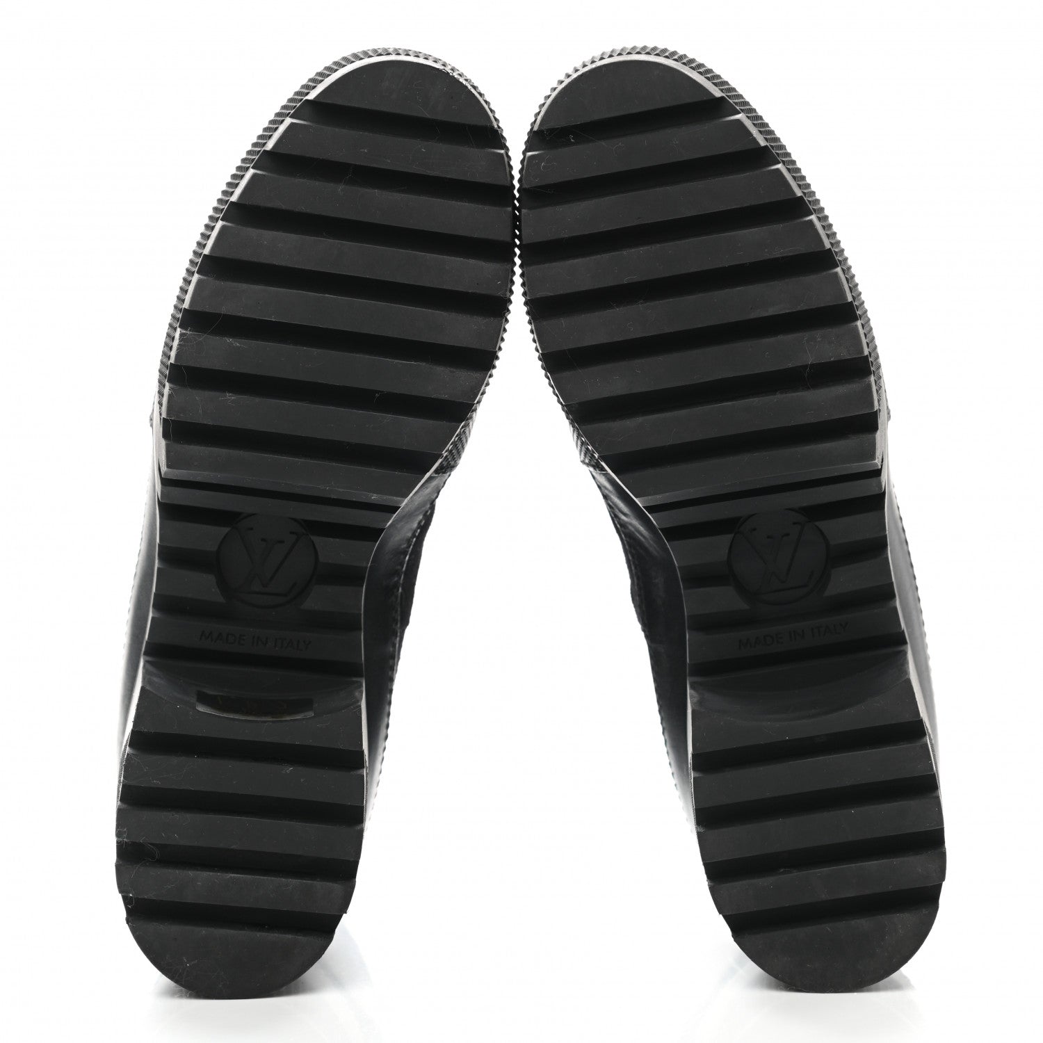 Louis Vuitton Suede Calfskin Monogram LV Black Heart Laureate Platform Desert Boots 36 Black 5 of 7
